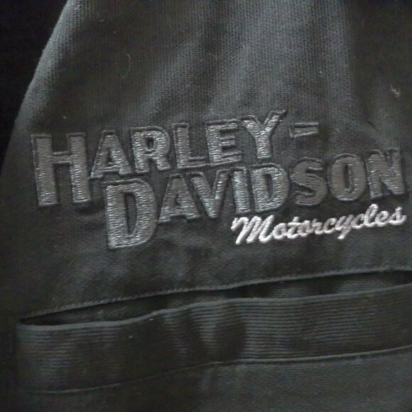 Harley-Davidson Genuine MotorClothes Men’s XL Black Gray Button Up Shirt - Picture 5 of 7